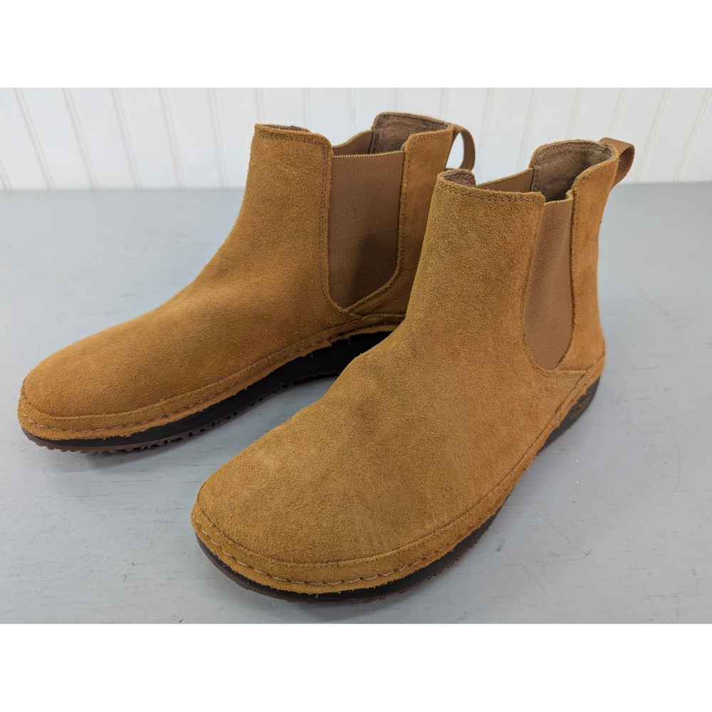 Chaco Caramel Brown Paonia Waterproof Chelsea Ankle Boots Size 9 JCH109188 NEW